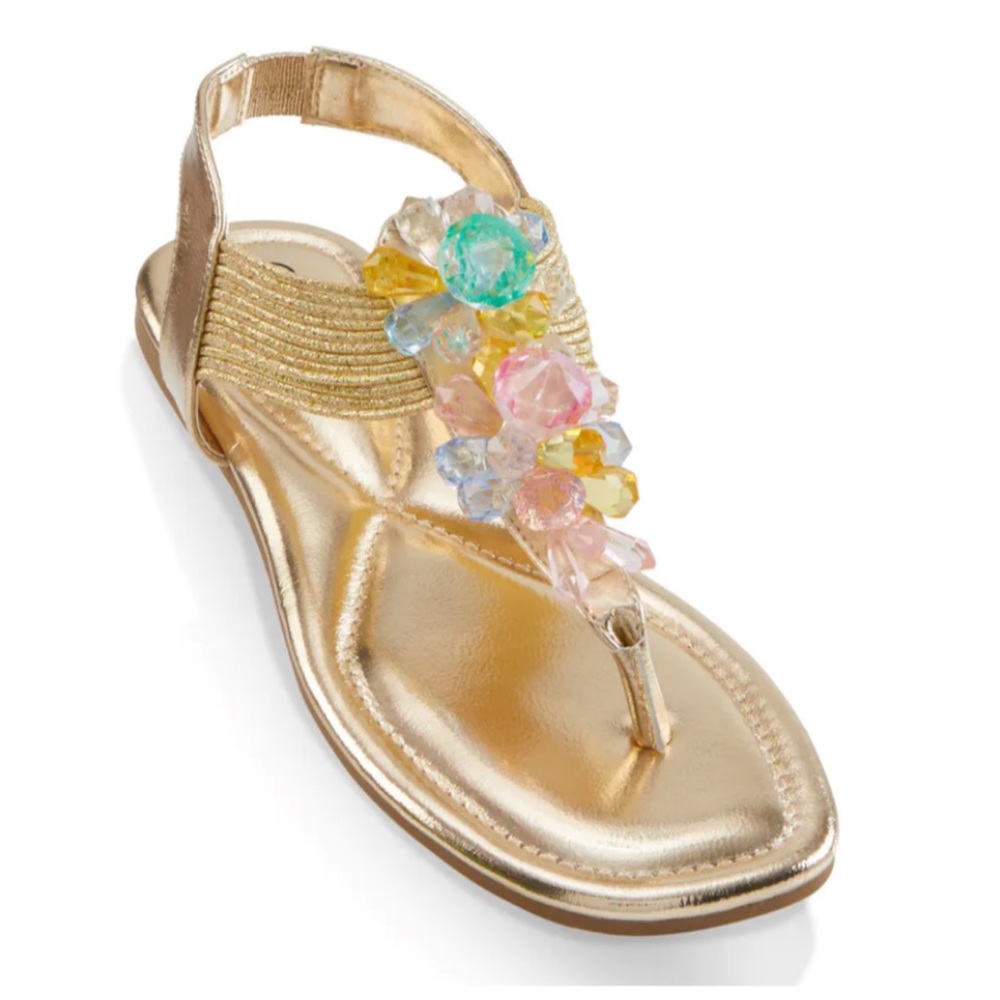 Rouge Multi Gem Thong Sandals Size 9